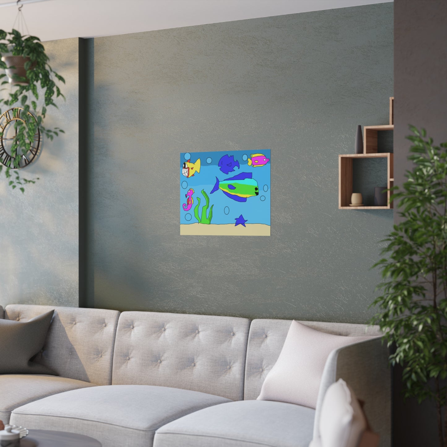 SK1 Under Sea Satin Posters (210gsm)