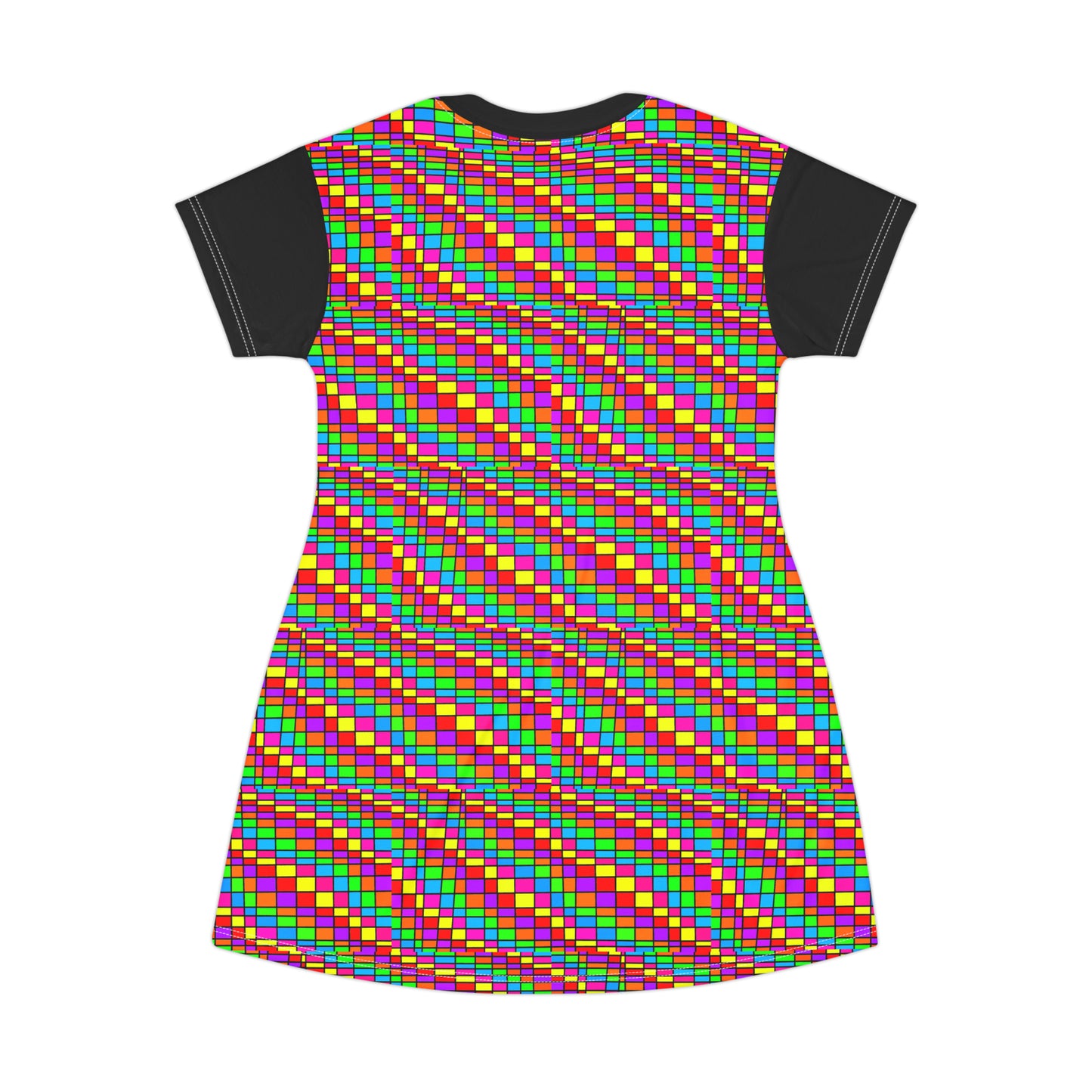 Disco Popper All Over Print T-Shirt Dress