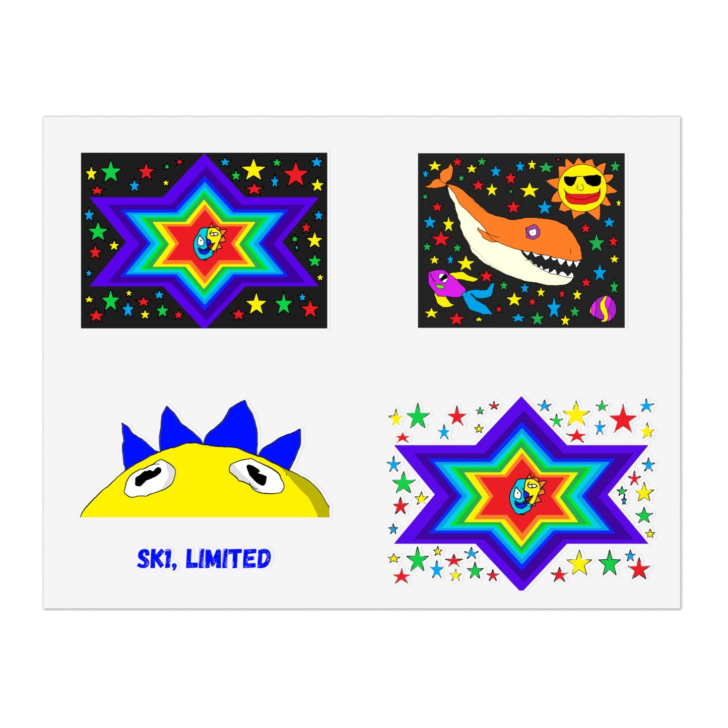 SK1 Universe Sticker Sheets
