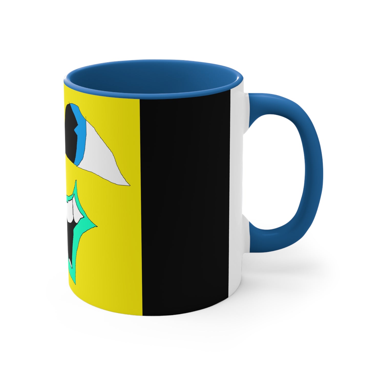 SK1 Sun Creature Accent Coffee Mug, 11oz