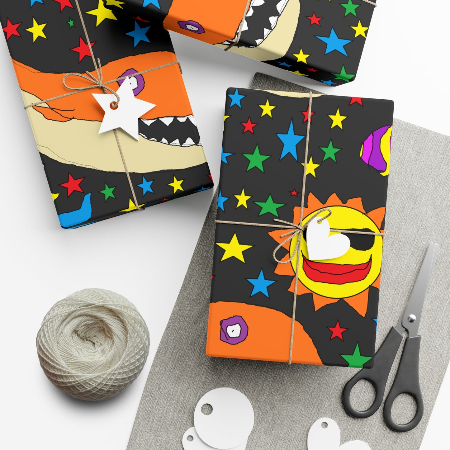 SK1 Space Whale Gift Wrap Papers
