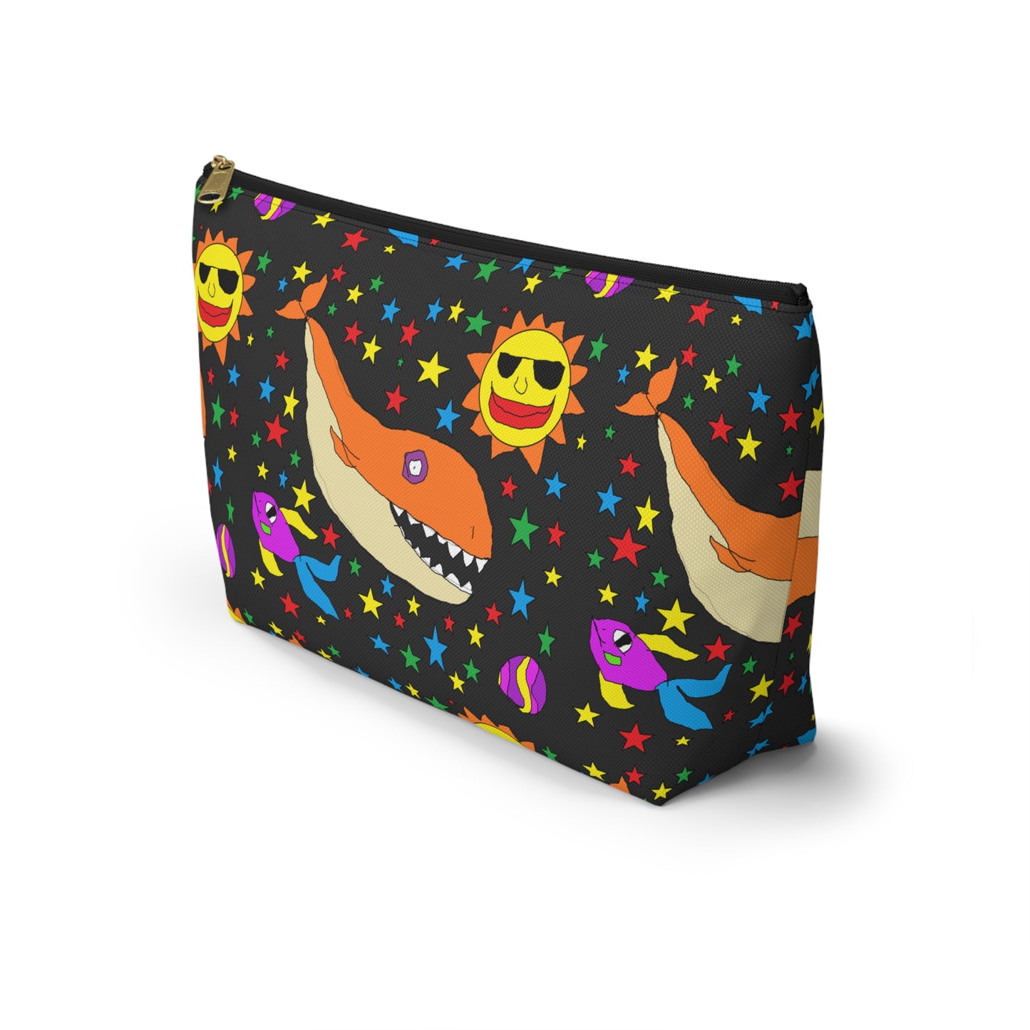 SK1 Space Whale Accessory Pouch w T-bottom