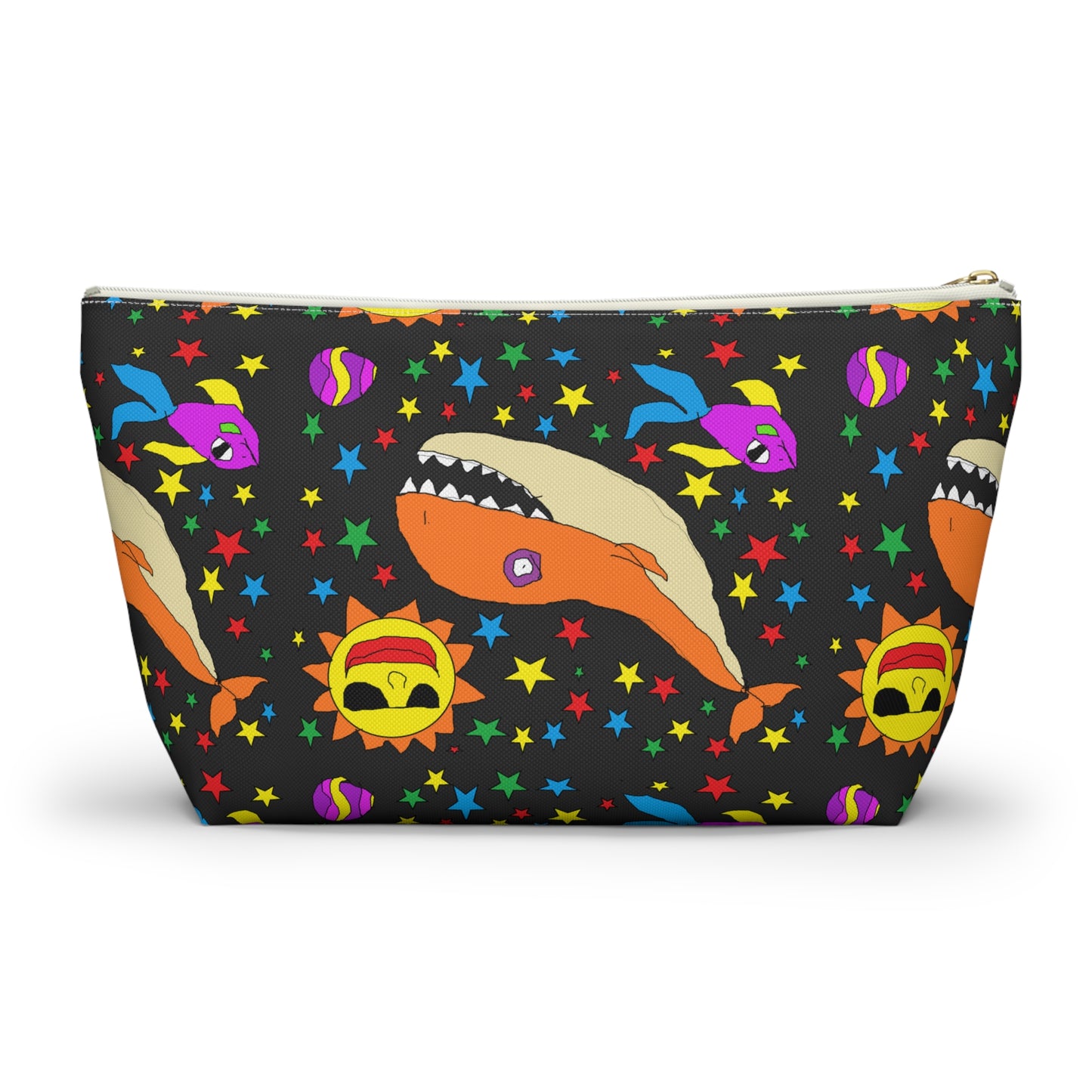 SK1 Space Whale Accessory Pouch w T-bottom