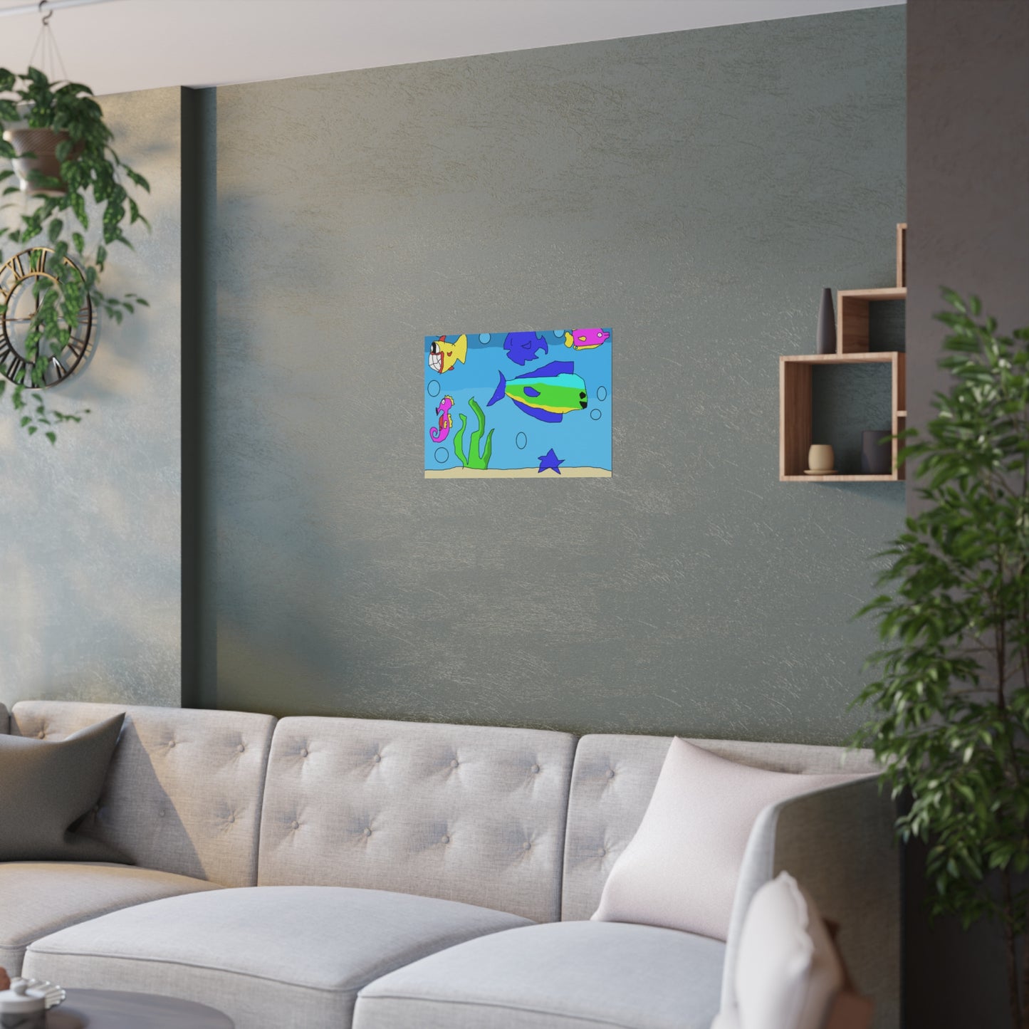 SK1 Under Sea Satin Posters (210gsm)