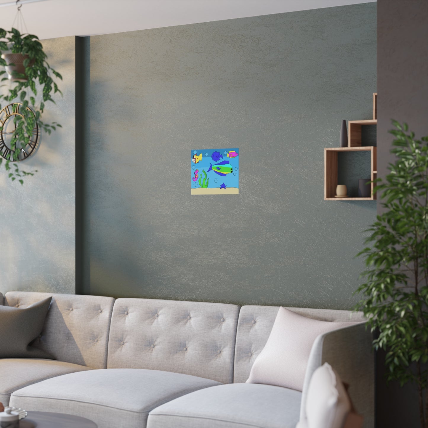 SK1 Under Sea Satin Posters (210gsm)