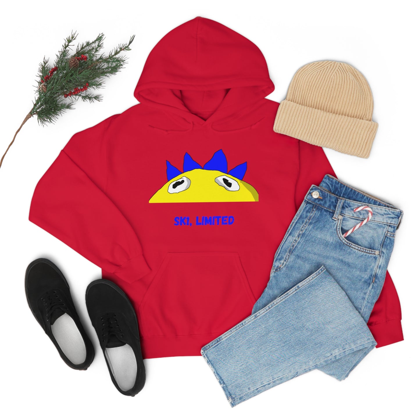 SK1 LIMITED | Peek-a-boo | Monster head | Unisex Heavy Blend Hooded Sweatshirt