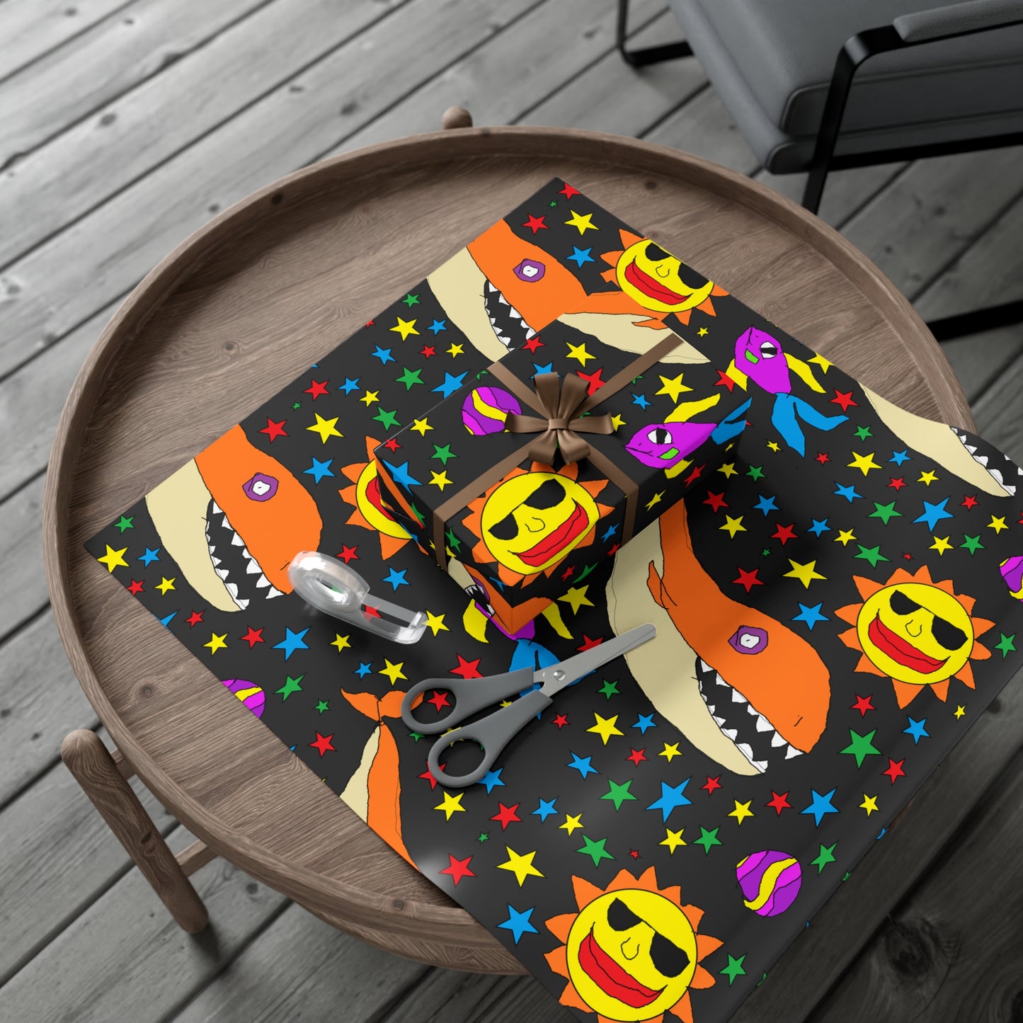 SK1 Space Whale Gift Wrap Papers