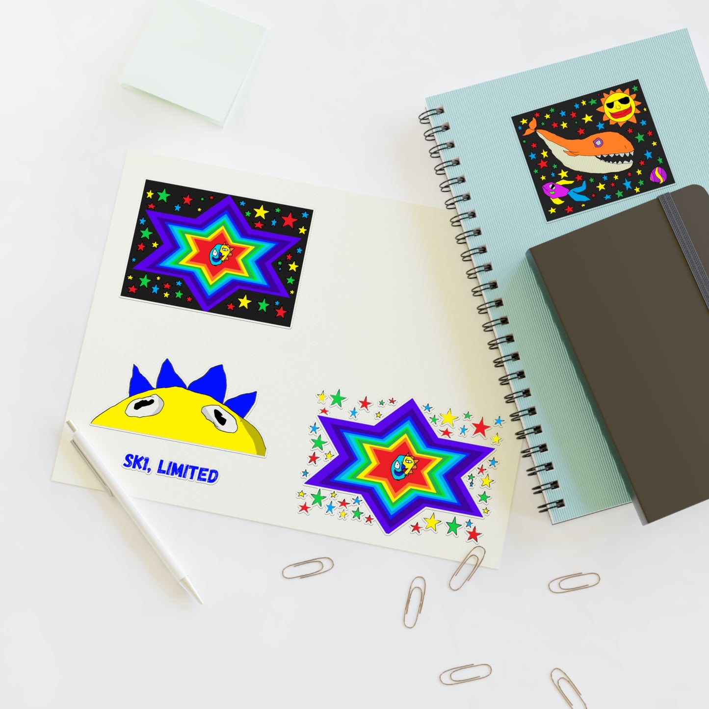 SK1 Universe Sticker Sheets