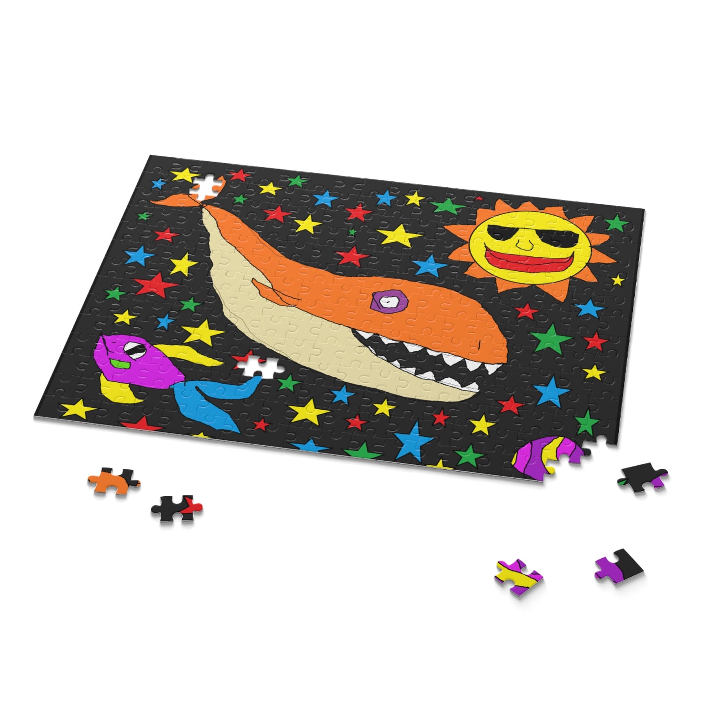 SK1 Space Whale Puzzle (120, 252, 500-Piece)