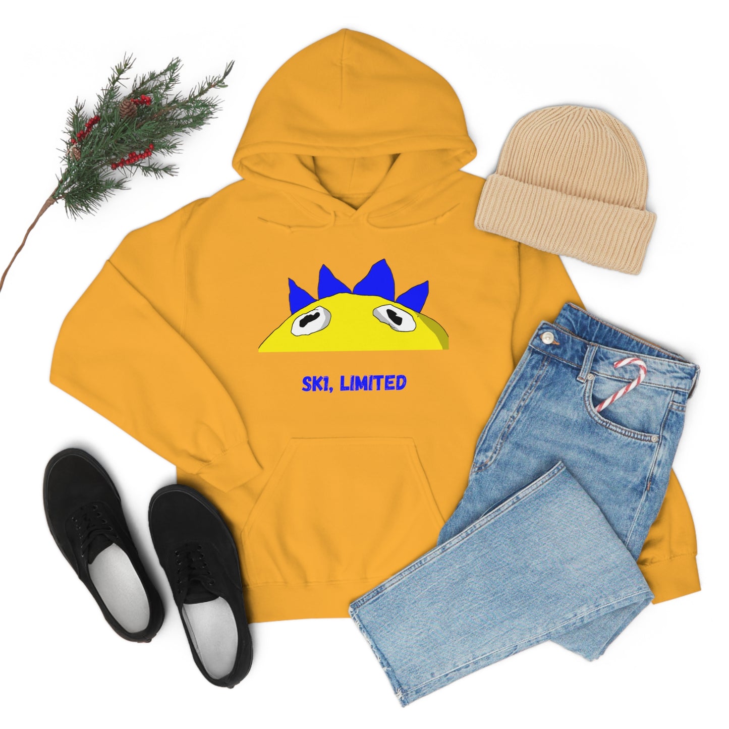 SK1 LIMITED | Peek-a-boo | Monster head | Unisex Heavy Blend Hooded Sweatshirt