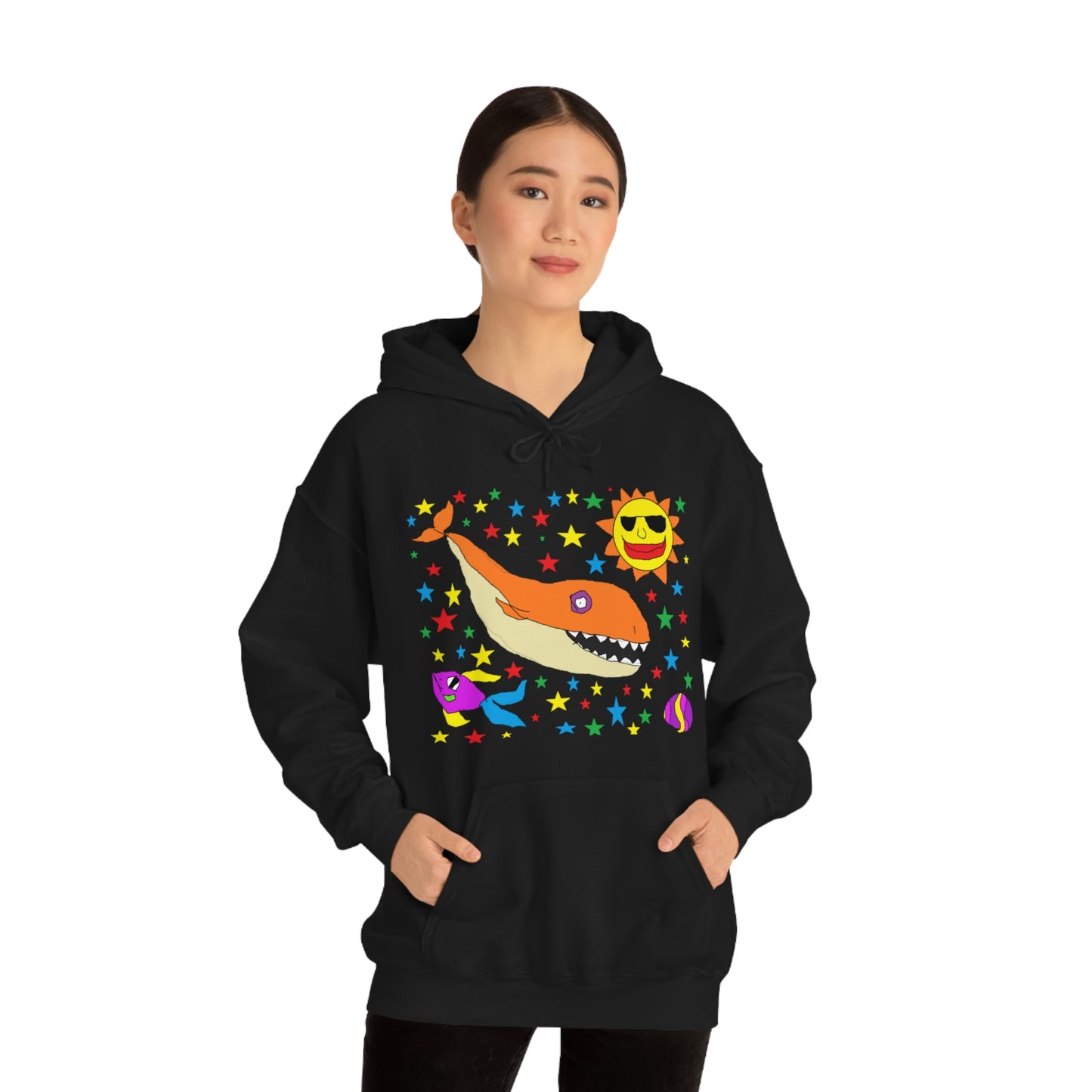 Space Whale - Unisex Heavy Blend™ Hooded Sweatshirt