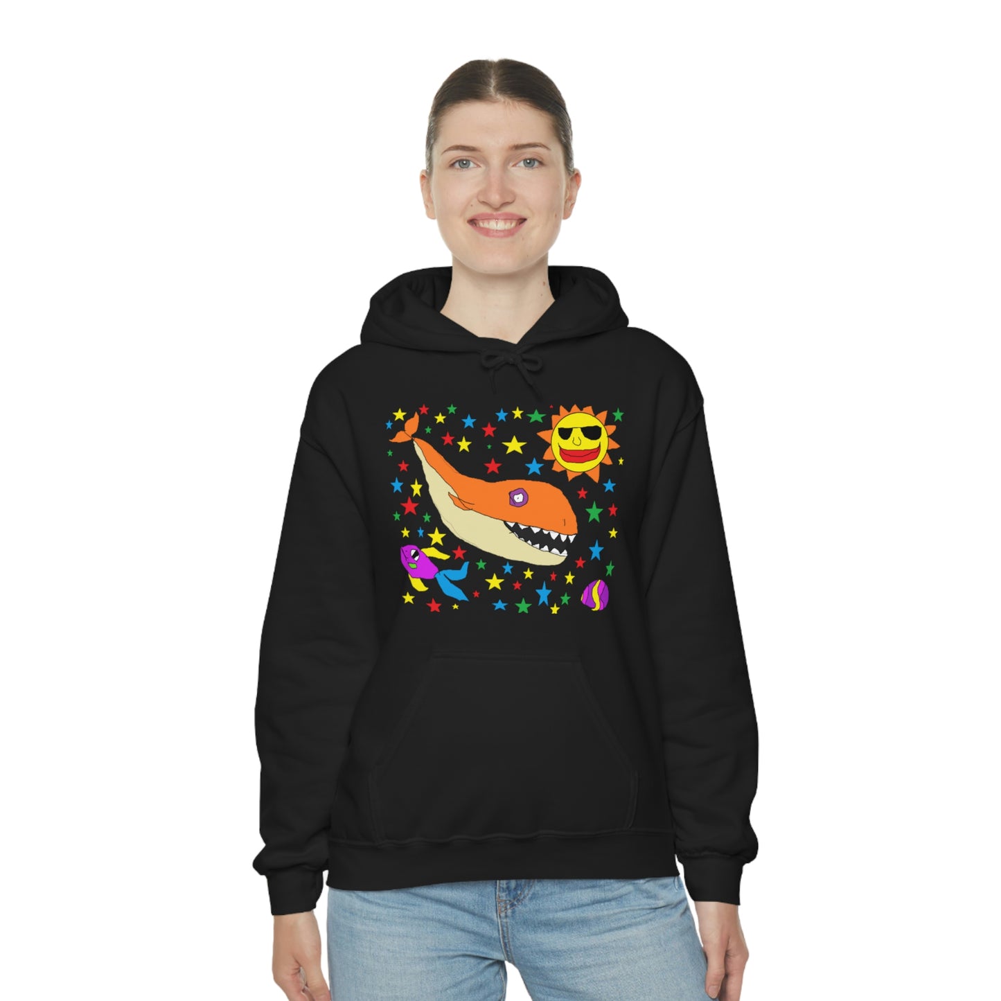 Space Whale - Unisex Heavy Blend™ Hooded Sweatshirt