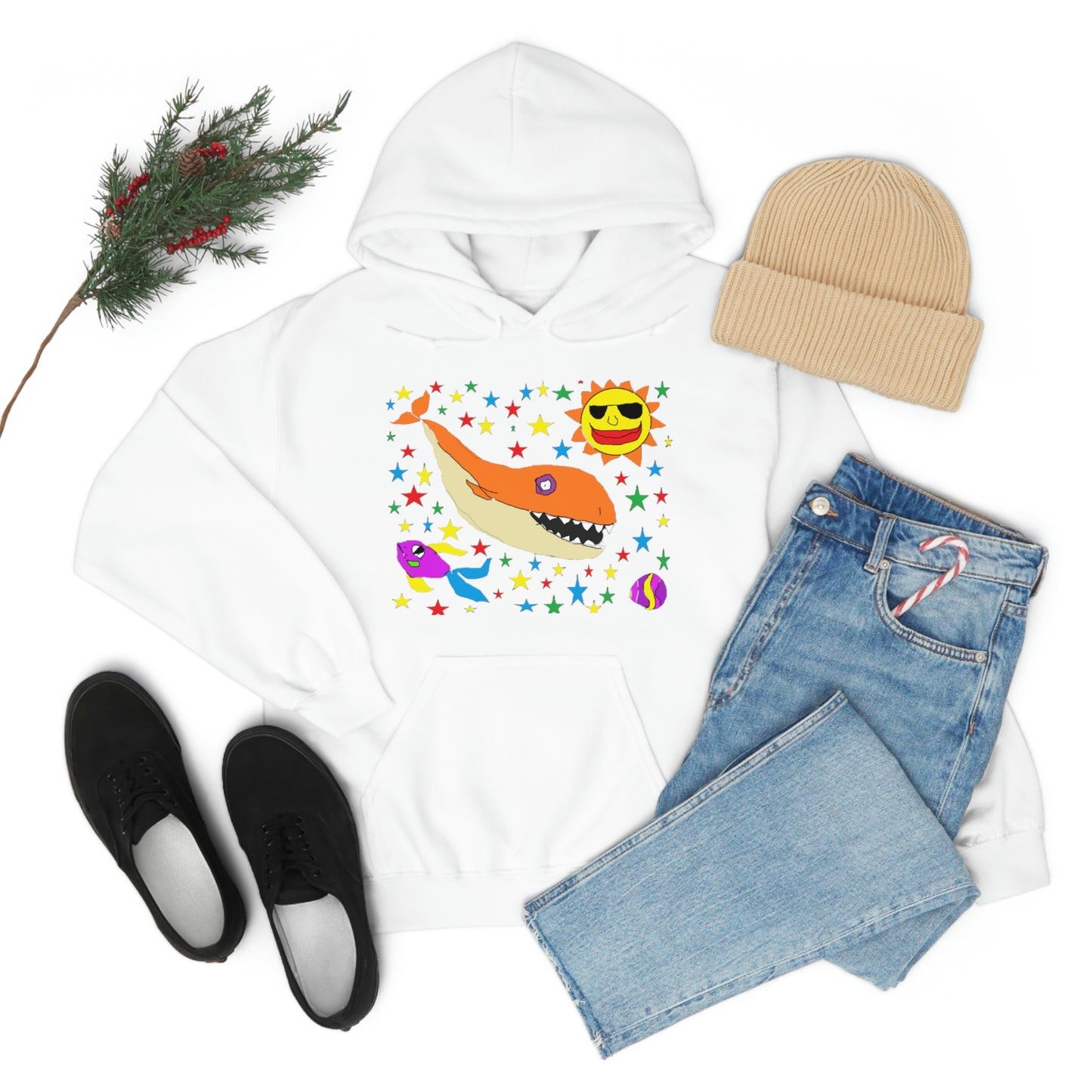 Space Whale - Unisex Heavy Blend™ Hooded Sweatshirt