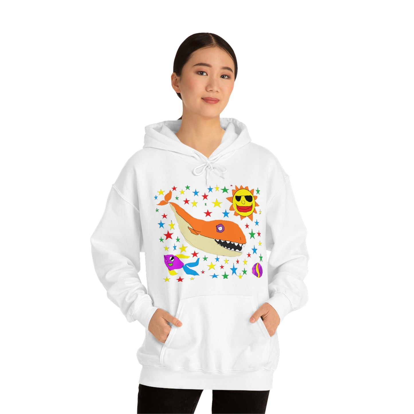 Space Whale - Unisex Heavy Blend™ Hooded Sweatshirt