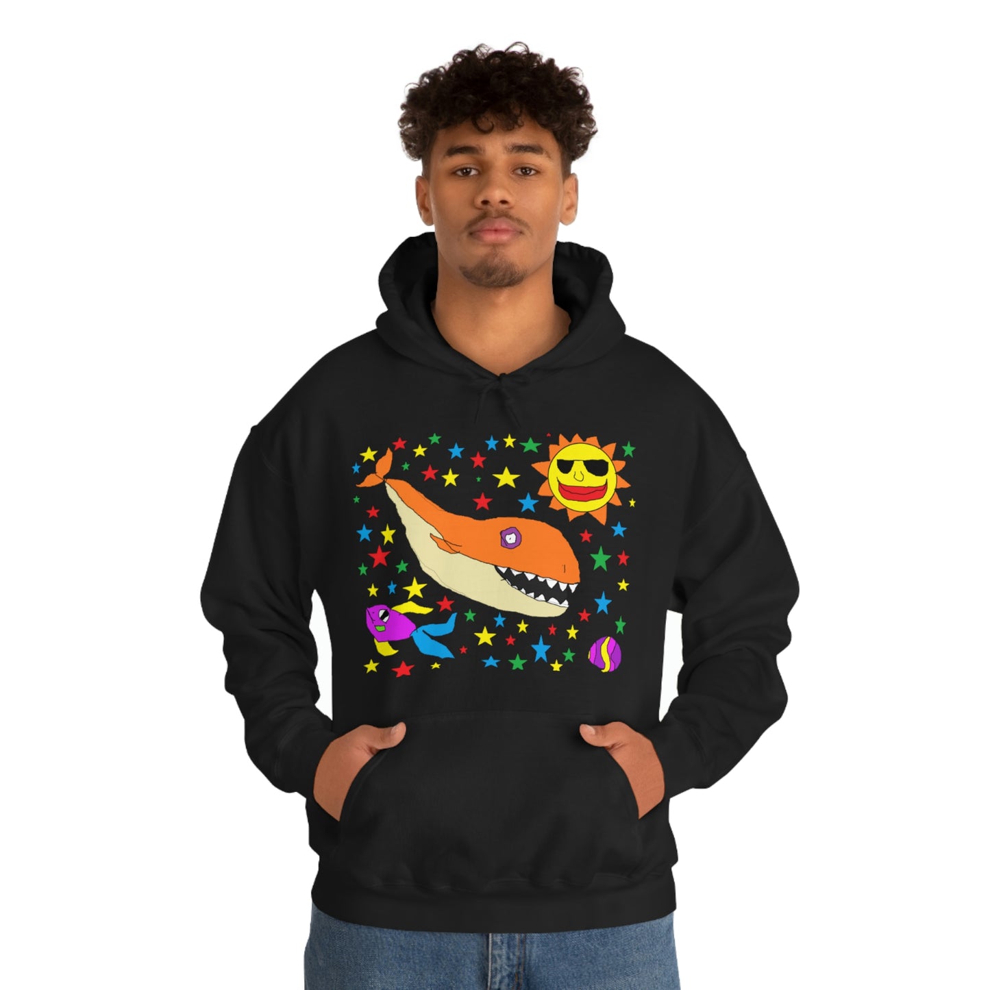 Space Whale - Unisex Heavy Blend™ Hooded Sweatshirt