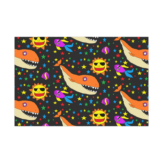 SK1 Space Whale Gift Wrap Papers