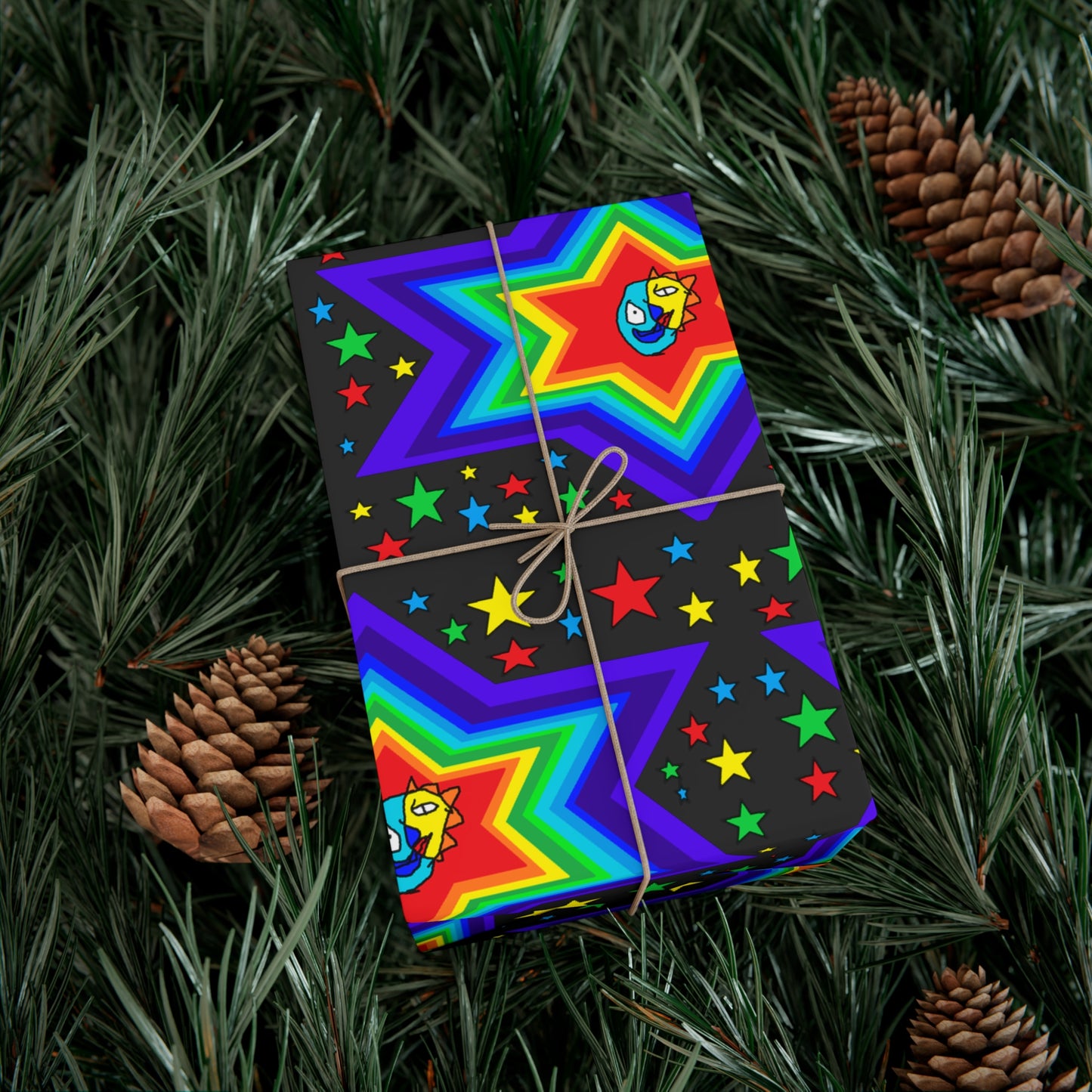 SK1 Stars Gift Wrap Papers