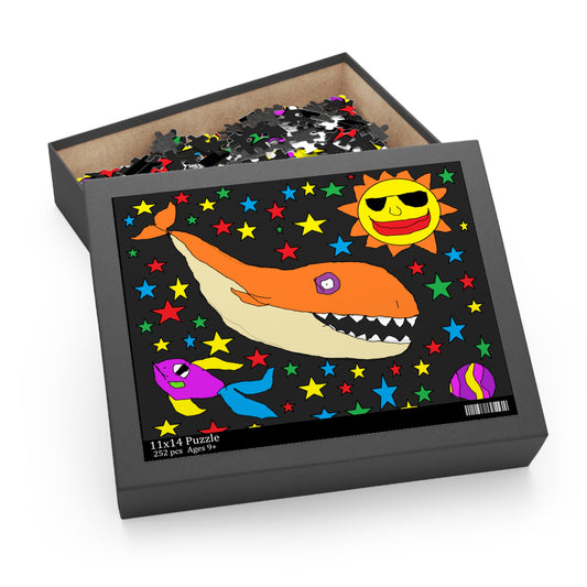SK1 Space Whale Puzzle (120, 252, 500-Piece)