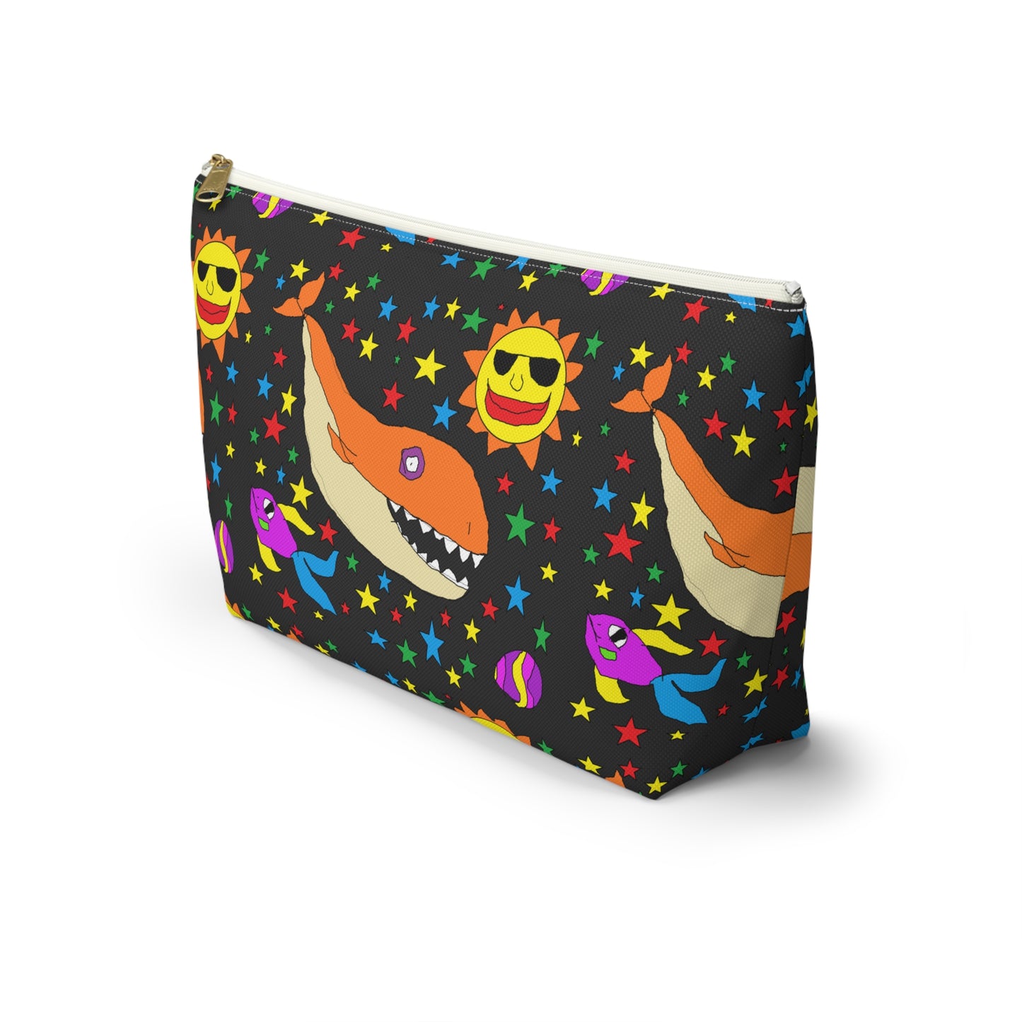 SK1 Space Whale Accessory Pouch w T-bottom